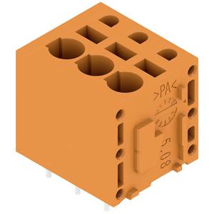 Weidmüller 1331440000 Klemschroefblok 2.5 mm² Aantal polen 3 Oranje 90 stuk(s)