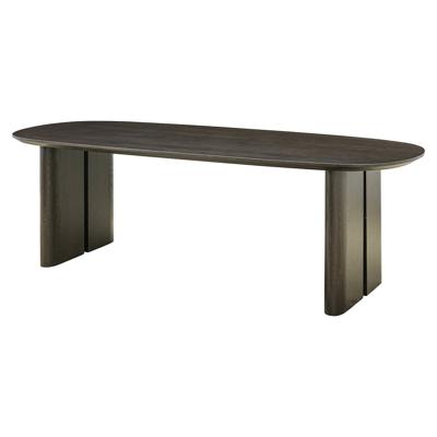 Richmond Ovale Eettafel 'Durban' Met verstelbare poten, Eiken, 300 x 100cm, kleur Bruin