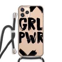 Girl Power #2: iPhone 11 Pro Transparant Hoesje met koord