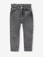 Mom jeans met hartjeszakken op de achterkant Meisje grijs
