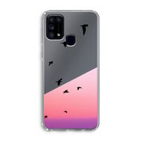 Fly away: Samsung Galaxy M31 Transparant Hoesje
