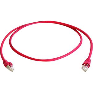 Telegärtner 100009123 RJ45 Netwerkkabel, patchkabel CAT 6A S/FTP 20.00 m Rood Vlambestendig, Halogeenvrij, UL gecertificeerd 1 stuk(s)