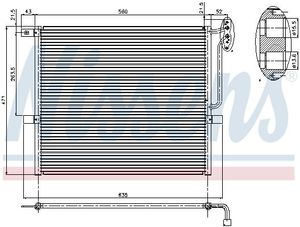 Condensor, airconditioning 94761