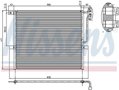 Condensor, airconditioning 94761