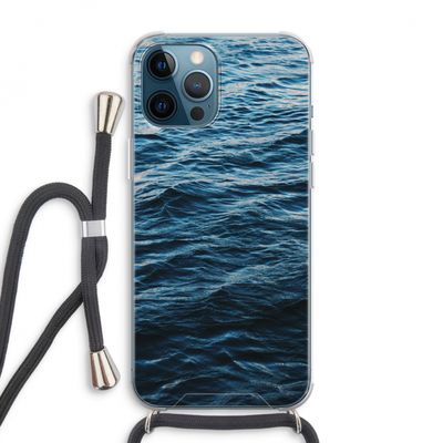 Oceaan: iPhone 12 Pro Max Transparant Hoesje met koord