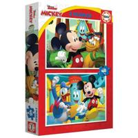 Puzzel Educa Mickey Mouse Fun House 2 x 48