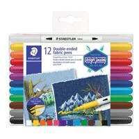 Viltstift Staedtler 3190 textiel duo ass | 5 stuks