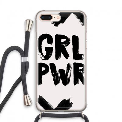 Girl Power #2: iPhone 7 PLUS Transparant Hoesje met koord