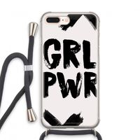 Girl Power #2: iPhone 7 PLUS Transparant Hoesje met koord