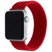Apple Watch Nylon Gevlochten Solo Band - Rood - 38, 40, 41 & 42mm - L Apple Watch Nylon Gevlochten Solo Band - Rood - 38, 40, 41 & 42mm - L