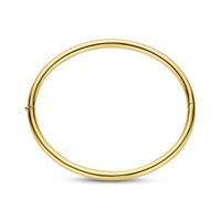 14K Geelgouden Bangle Armband - Tijdloos Luxe Sieraad met een Diameter van 60 mm