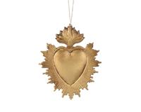 Hanger ijzer l12b0.5h14.5cm goud Decoris - Decoris