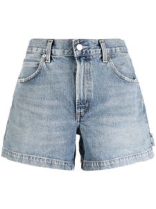 AGOLDE short en jean Magda à coupe courte - Bleu