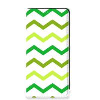 Samsung Galaxy A41 Hoesje met Magneet Zigzag Groen