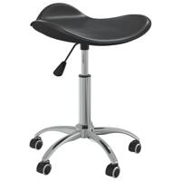 VidaXL Salonkruk kunstleer zwart