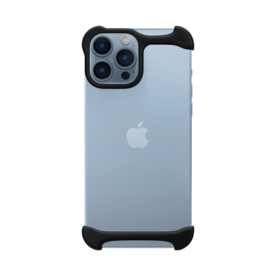 Arc Pulse - Dubbelzijdige Aluminium Bumper Case - iPhone 13 Pro Max - Mat Zwart