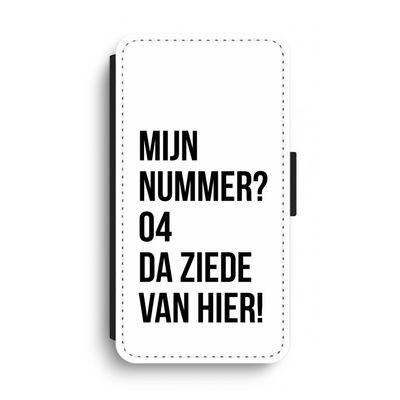 Da ziede van hier: iPhone XS Max Flip Hoesje