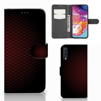 Samsung Galaxy A70 | Telefoon Hoesje | Geruit Rood