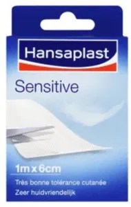 Hansaplast Sensitive 1m x 6cm 10 x 6 cm 10 stuk(s)