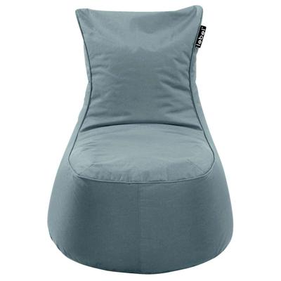 Leen Bakker - Lebel Loungestoel - Agave - 100x80x80 Cm - Polyester - Blauw