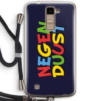 90's One: LG K10 (2016) Transparant Hoesje met koord