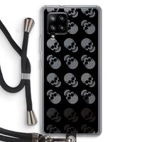 Musketon Skulls: Samsung Galaxy A42 5G Transparant Hoesje met koord