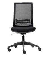 Bureaustoel euroseats canillo 002 zwart