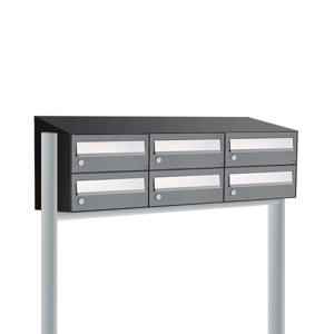 Allux Hive Set 3-Breed, 2-Hoog Met Dak Op Statief Antraciet - 40030065_3x2ds