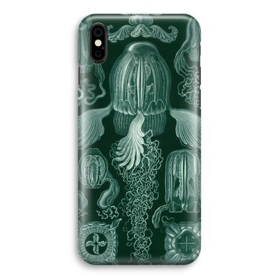 Haeckel Cubomedusae: iPhone X Volledig Geprint Hoesje