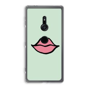 Kusje: Sony Xperia XZ2 Transparant Hoesje