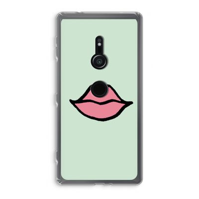 Kusje: Sony Xperia XZ2 Transparant Hoesje