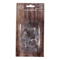 Kerstverlichting ophanghaakjes zuignappen - 36x stuks - 3 cm