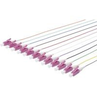 Digitus DK-25332-02-4 Glasvezel Optische vezel Aansluitkabel 2.00 m Wit, Violet, Zwart, Turquoise, Rood, Pink, Oranje, Groen, Grijs, Geel, Bruin, Blauw [1x