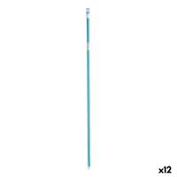Bezemsteel Groen Metaal 2,3 x 130 x 2,3 cm (12 Stuks)