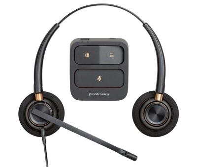 HP Poly EncorePro 520 Binaural Headset met Quick Disconnect