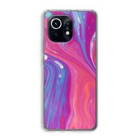Paarse stroom: Xiaomi Mi 11 Transparant Hoesje