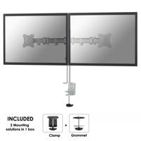 Newstar NM-D135DSILVER Flatscreen Bureausteun Zilver - thumbnail