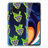 Samsung Galaxy A60 Siliconen Case Druiven