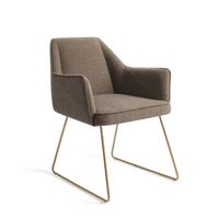 Jesper Home Eetkamerstoel 'Tome' Slide Gold, kleur Idaho Potato