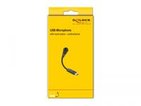 Delock 66499 USB-microfoon met zwanenhals en mute-knop - thumbnail