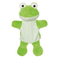 Goki handpop kikker, 21cm