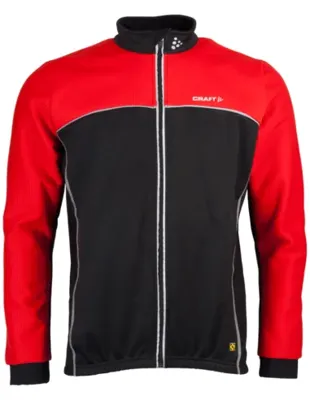 Craft Thermo Jacket Windstopper (zwart/rood) S