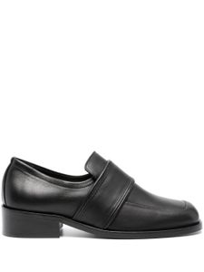 BY FAR mocassins Cyril 40 mm en cuir - Noir