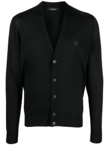 Versace cardigan à broderies Medusa - Noir