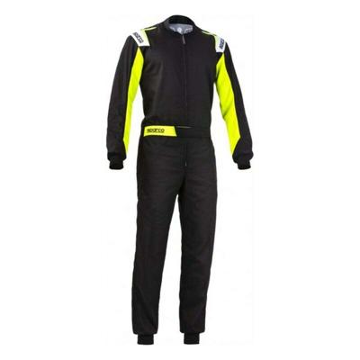 Mono Karting Sparco Rookie Geel Zwart (Maat XS)