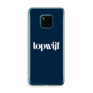 Topwijf Navy: Huawei Mate 20 Pro Transparant Hoesje