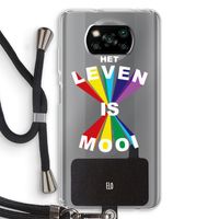 Het Leven Is Mooi: Xiaomi Poco X3 Pro Transparant Hoesje met koord
