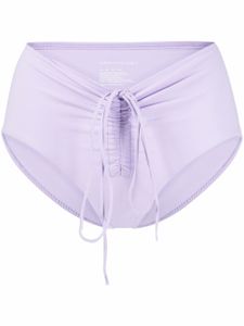 Christopher Esber bas de bikini à lien de resserrage - Violet