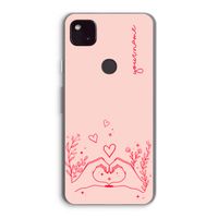 Love is in the air: Google Pixel 4a 5G Transparant Hoesje Love is in the air: Google Pixel 4a 5G Transparant Hoesje