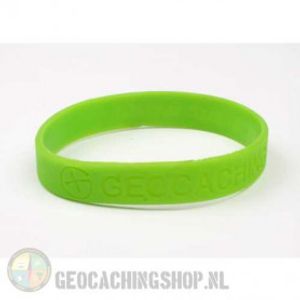 Armband - Geocaching, this is our world - groen